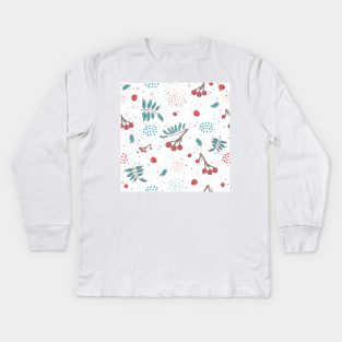 Rowan Berries Kids Long Sleeve T-Shirt